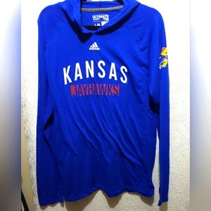 Adidas Kansas Jayhawks ultimate tee hoodie Shirt